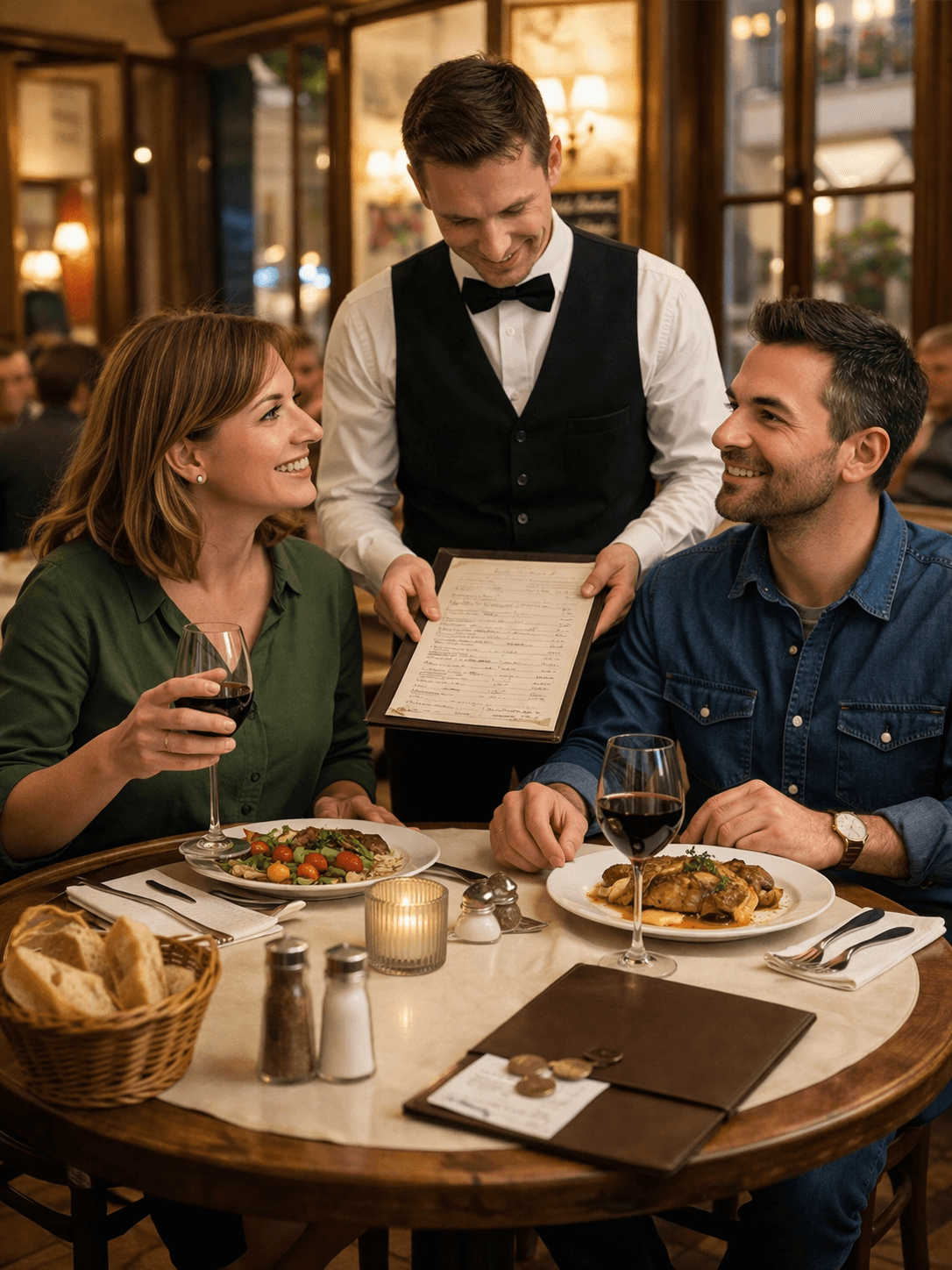 Dining at the Lion d'Or